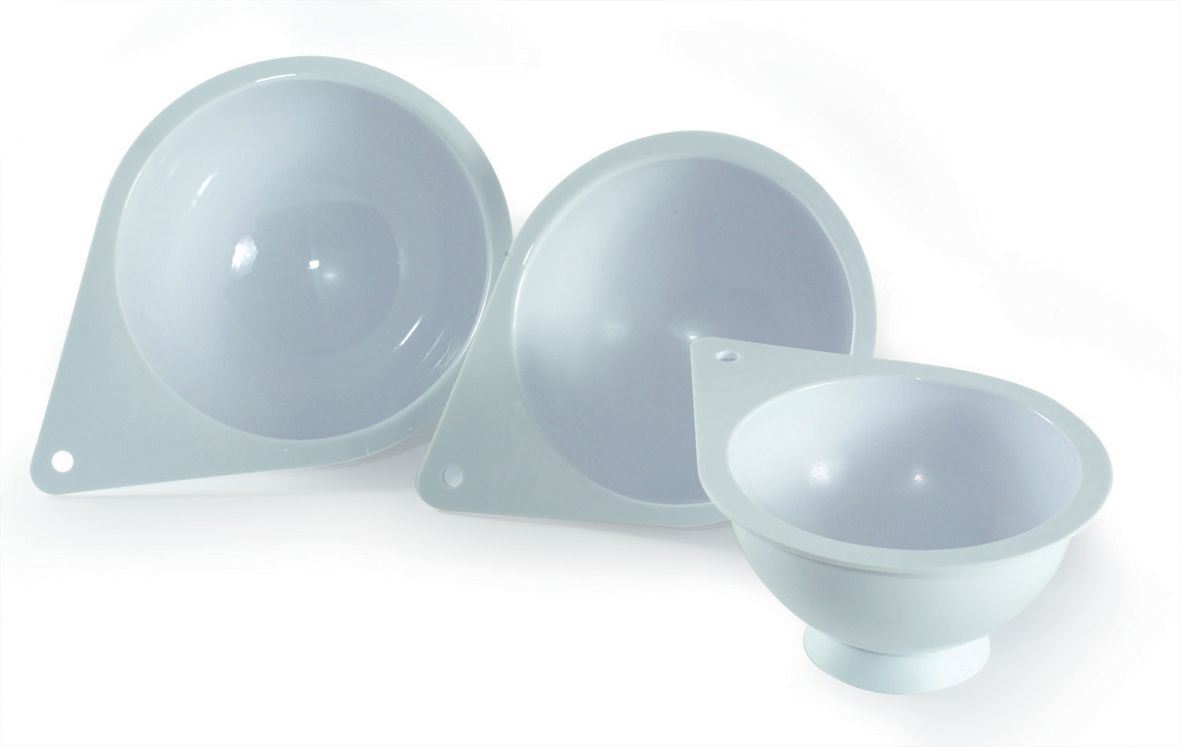Moule plastique demi-sphère 14/16/18 cm (set de 3) Matfer - 351001