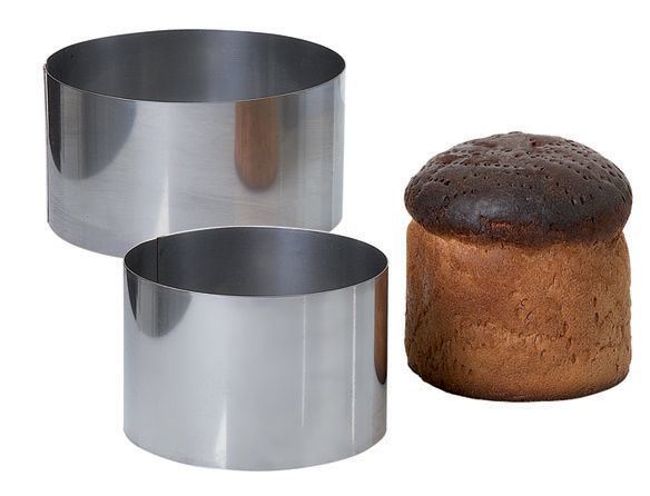 Cercle à pain surprise inox rond 22 cm H.12 cm Matfer - 371517