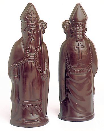 Moule chocolat 4 empreintes pour 2 Saint-Nicolas 15 cm Matfer
