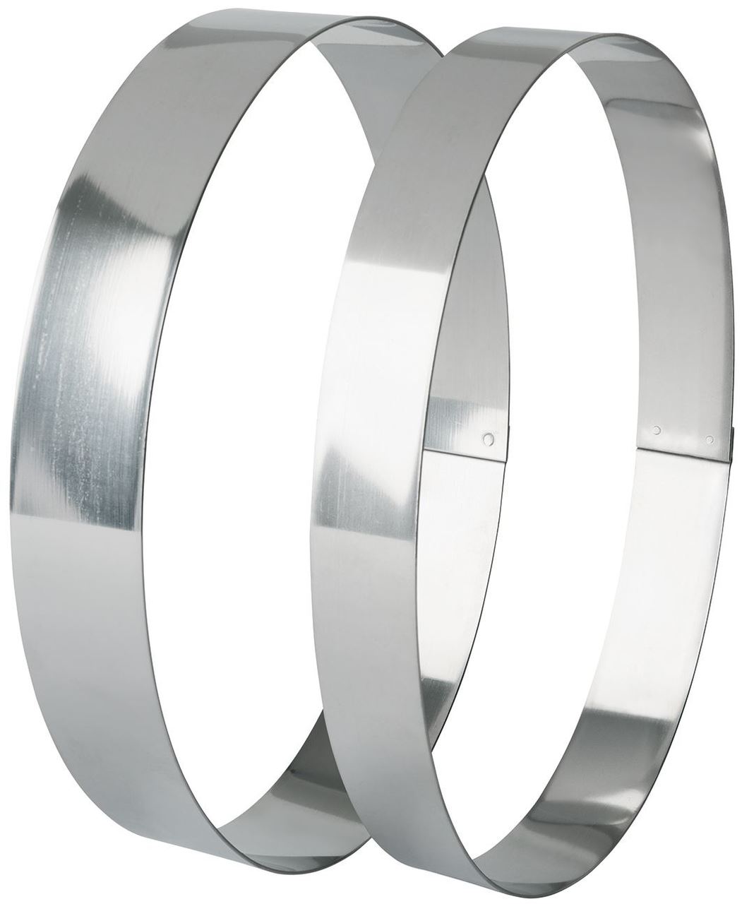 Cercle à vacherin inox rond 10 cm H.6 cm Matfer - 402246