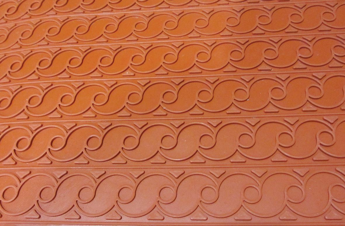 Tapis silicone relief bandes arabesque Matfer - 422011