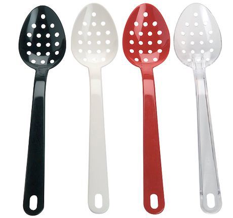 Cuillère perforée Exoglass® rouge Matfer - 650115