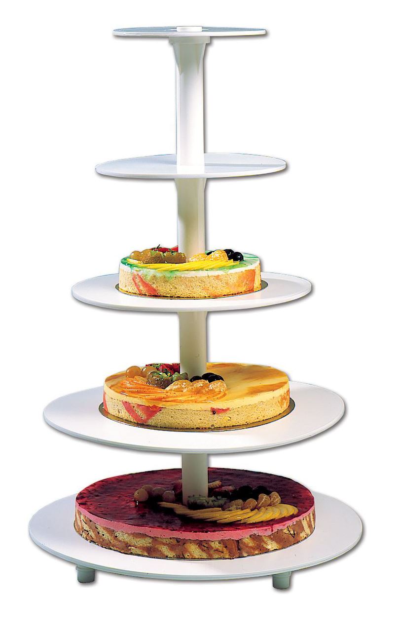 Présentoir à pièce montée 5 étages 20 à 44 cm Matfer - 681525