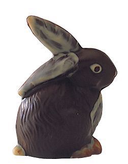 Moule chocolat 2 empreintes pour 1 lapin 12.4 cm Matfer - 382012