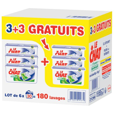 Lessive Capsule Le Chat Duo Vendu Par 6 Metro