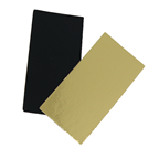 Semelle bûche or et noir 29 x 10 cm x 50