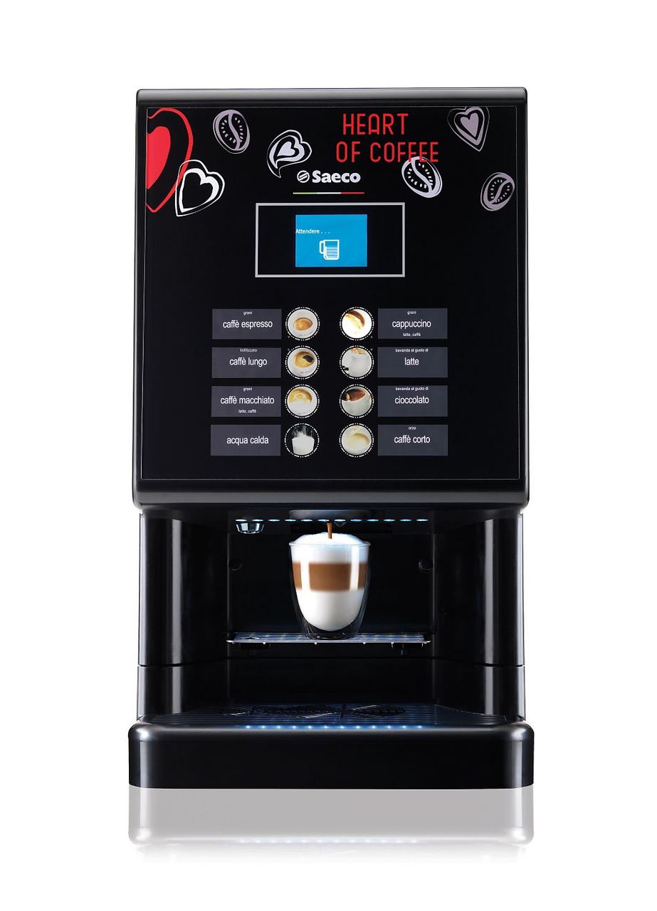 Machine à café expresso Phedra Evo Cappuccino noire Saeco