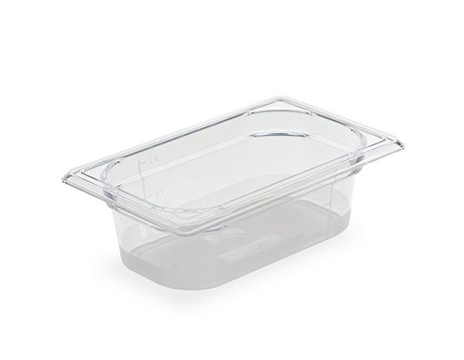 Bourgeat Bac gastro copolyester Cristal+ GN1/9 H.6.5 cm