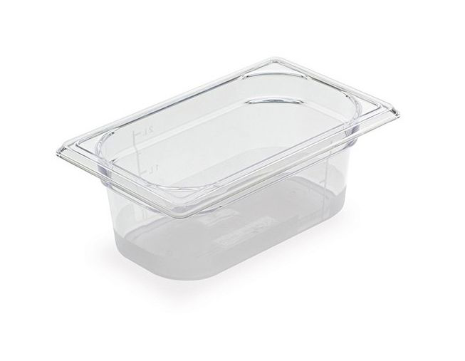 Bourgeat Bac gastro copolyester Cristal+ GN1/9 H.10 cm