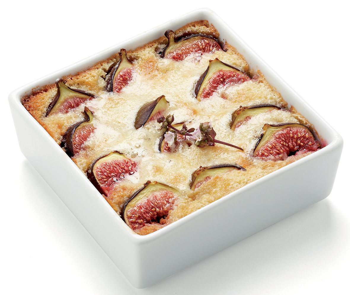 Plat de cuisson céramique carré blanc 12 x 12 cm x 6