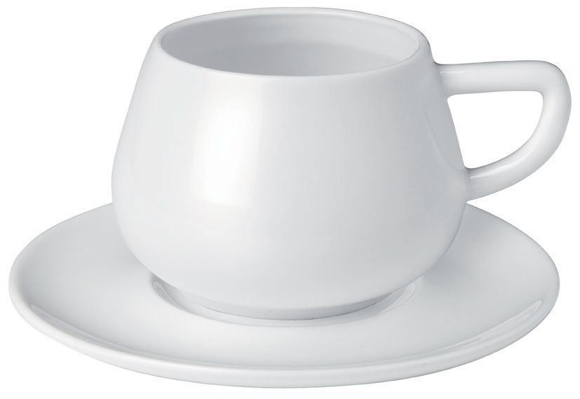 Tasse à café porcelaine Storia blanc 18 cl