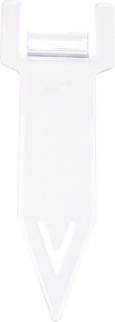Porte étiquette Polypics transparent H.13.5 cm (vendu par 10)
