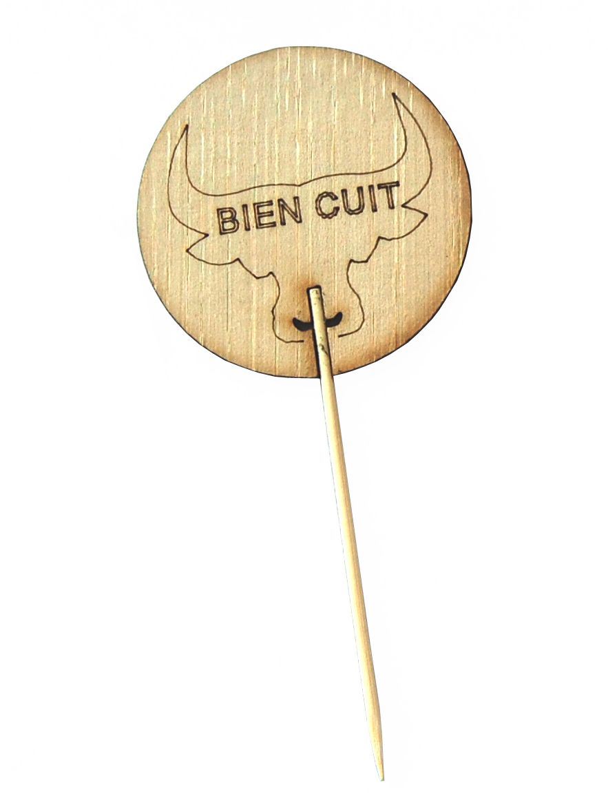 Pique cuisson bien cuit 9 cm (vendu par 60)