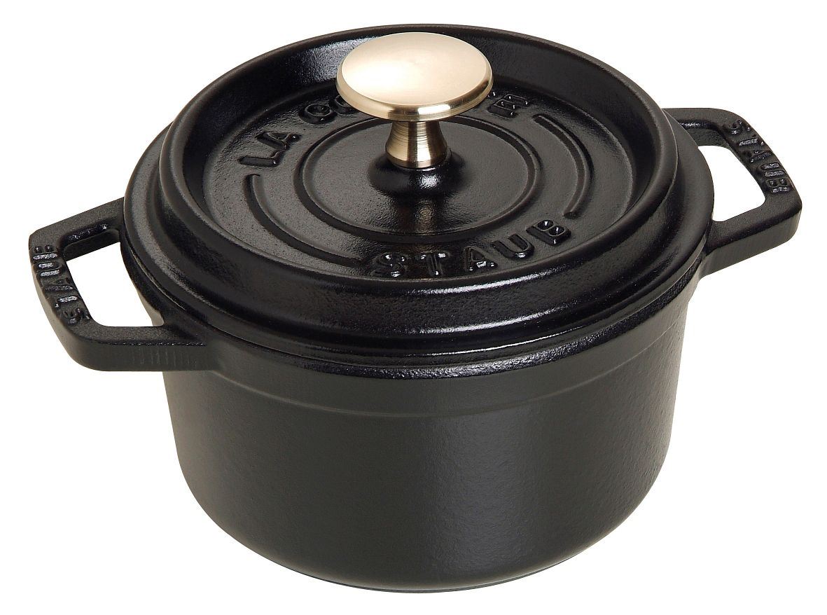 Cocotte fonte ronde noir 15 cm Staub