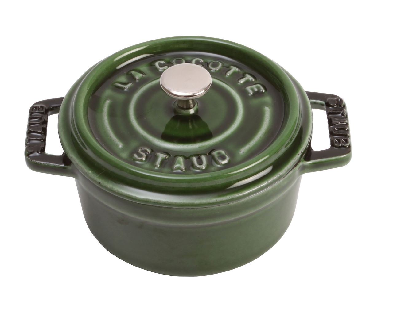 Mini-cocotte fonte ronde basilic 10 cm Staub
