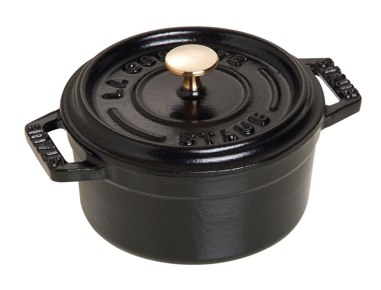 Mini-cocotte fonte ronde noir 10 cm Staub