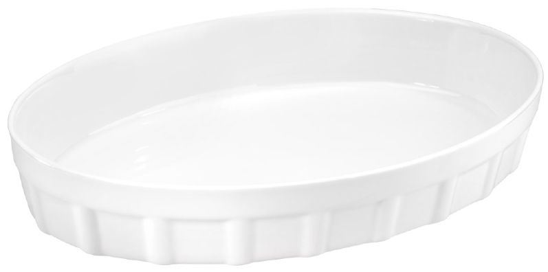 Plat sabot porcelaine ovale 31 cm Pillivuyt