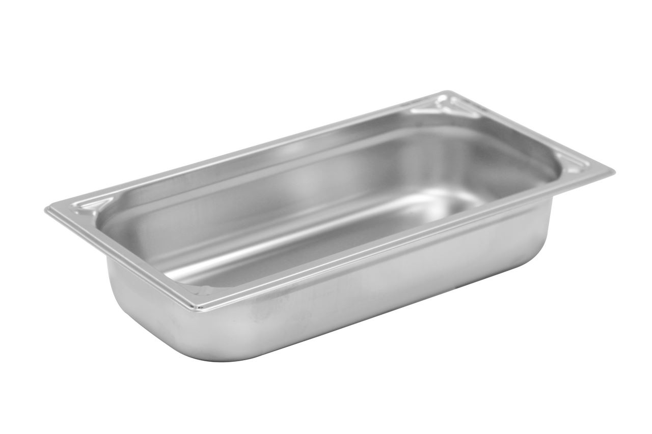 Bac gastro inox GN 1/3 H.6.5 cm plein