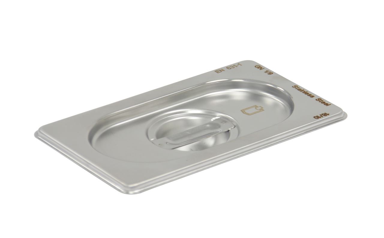 Couvercle bac gastro inox GN 1/9