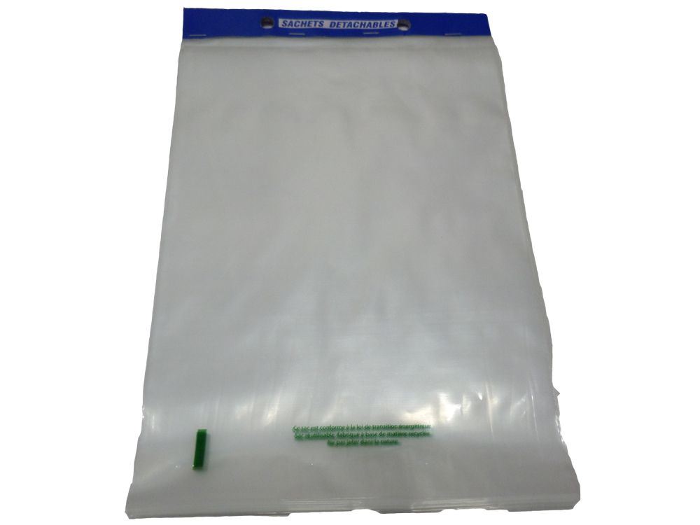 Sac liasse avec barrette carton bleu 17 x 22 cm (vendu par 200)