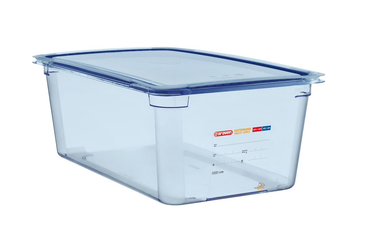 Araven Bac gastro ABS GN1/1 H.20 cm + couvercle