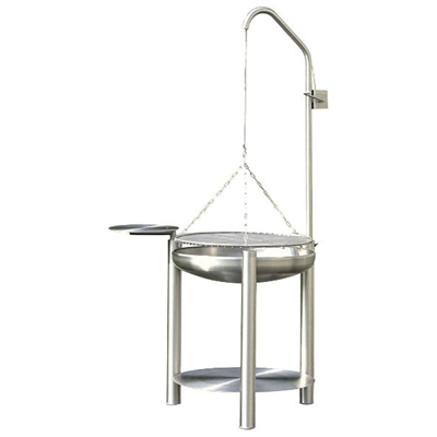 Barbecue charbon de bois suspendu Dobmi Diam.80 cm Politec Barbecue charbon de bois suspendu Wing | METRO