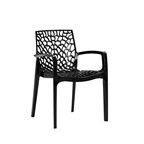 METRO PROFESSIONAL Fauteuil de terrasse Saphir anthracite Grand Soleil