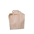 Sac en papier kraft poignée 25 x 17 x 25 cm x 50