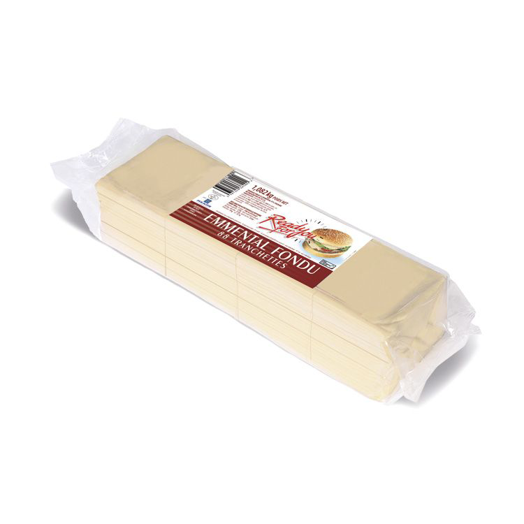 Ready For You Tranche d'emmental fondu x 88 Barquette soit 1.1 kg