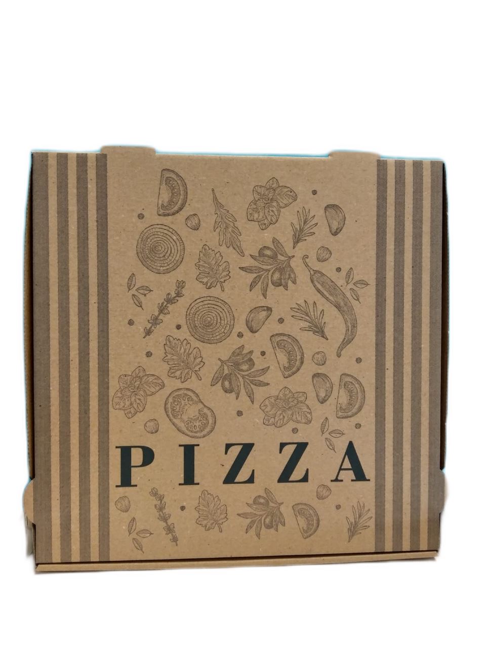 Boîte à pizza kraft brun 29 x 29 cm (vendu par 100)
