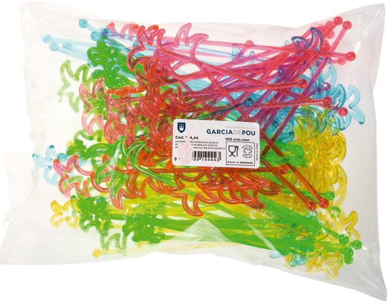 Agitateur palmier 18 cm x 100 Garcia de Pou - 144.44