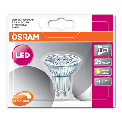 880 Gu10 Ampoule Dimmable OsramMetro Led Superstar W Réflecteur ZukTOPXi