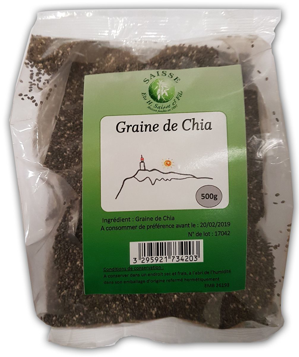 Saisse Graines de Chia 500 g