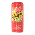 Schweppes Agrumes – 33 cl — Carton de 24 canettes de 33 cl