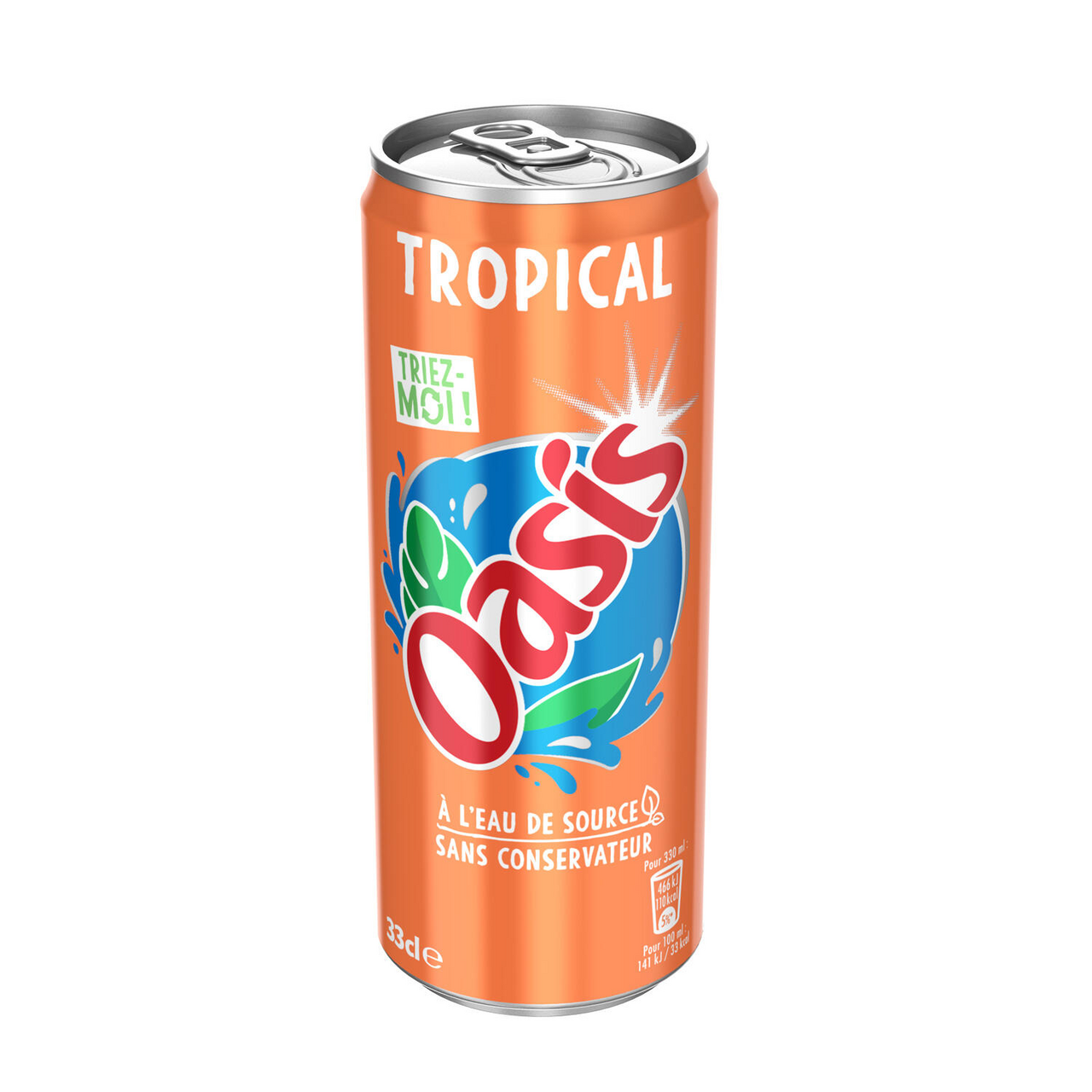 Oasis Tropical boîte slim 33 cl