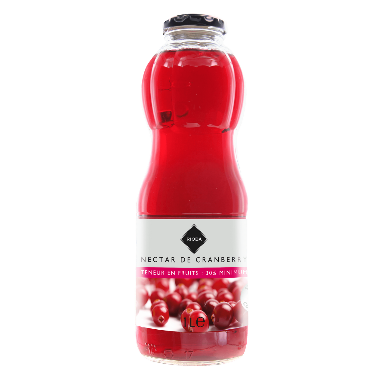 RIOBA Nectar de cranberry 1 L verre perdu