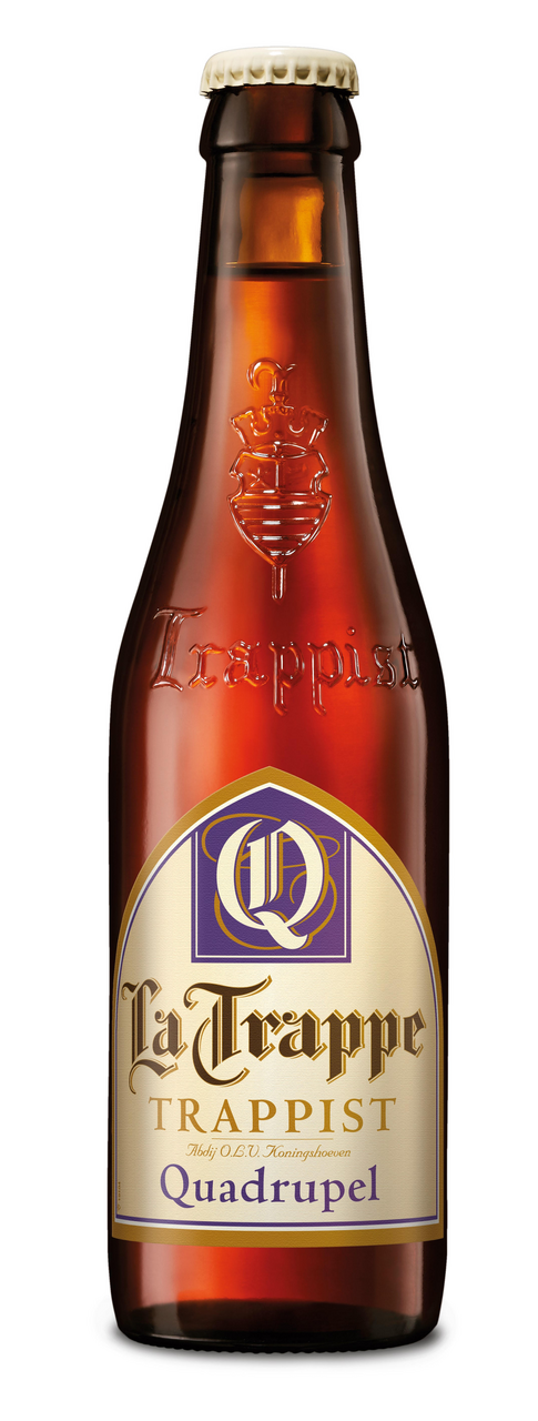 La Trappe Bière ambrée Quadruple 10° 33 cl verre perdu