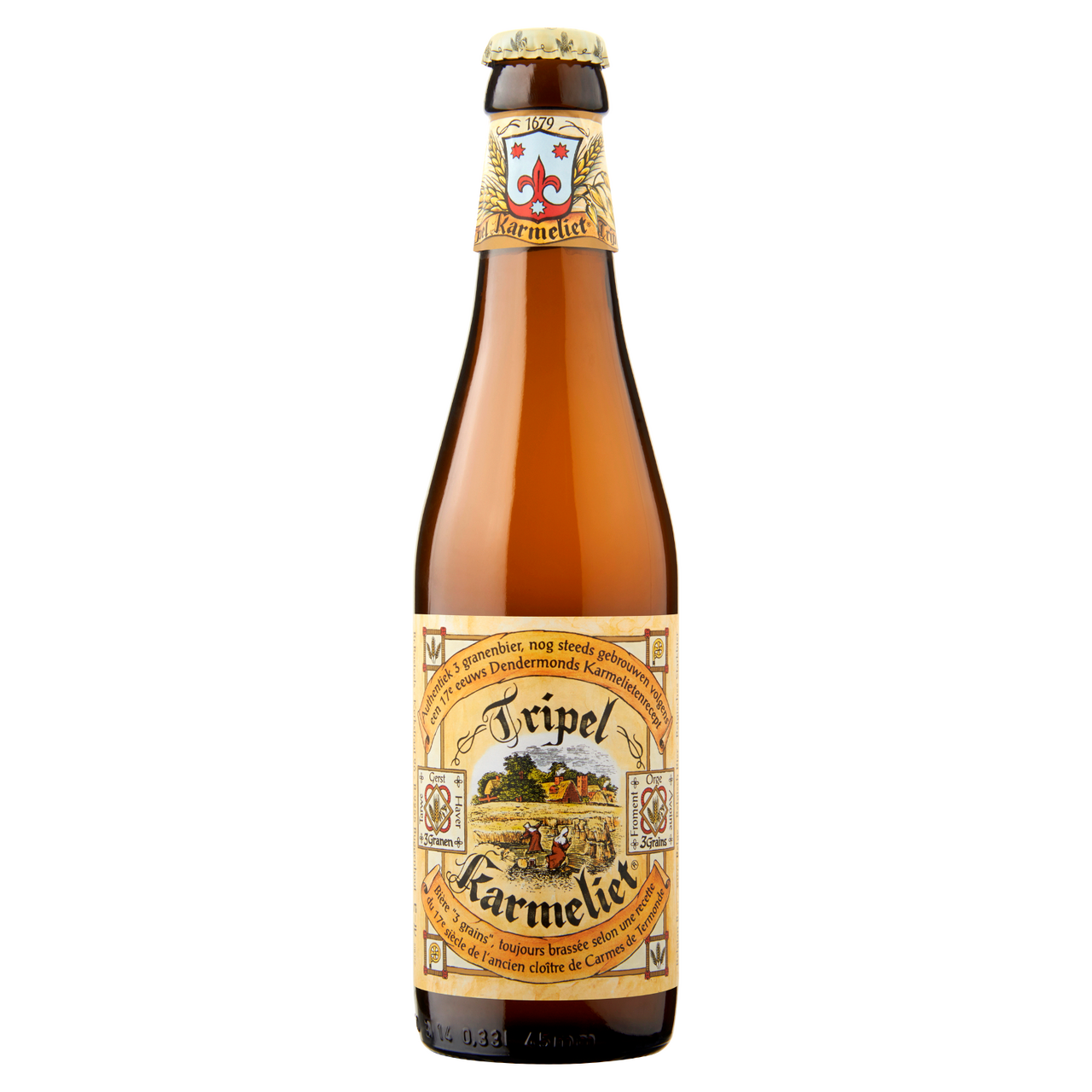 Triple Karmeliet Bière blonde triple 8.4% 33 cl verre perdu