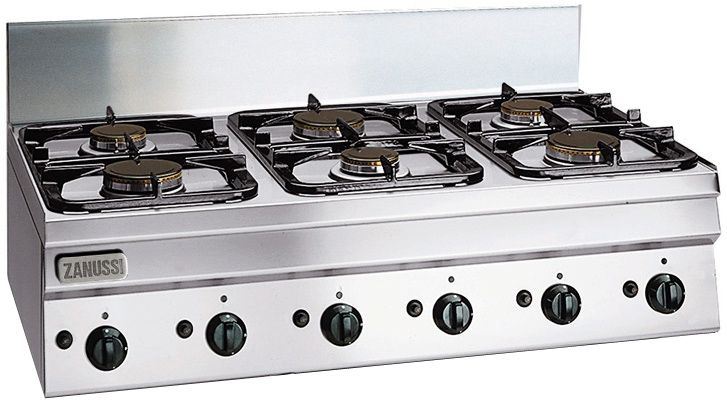 Fourneau 6 feux vifs top 1050 mm Zanussi - 285761