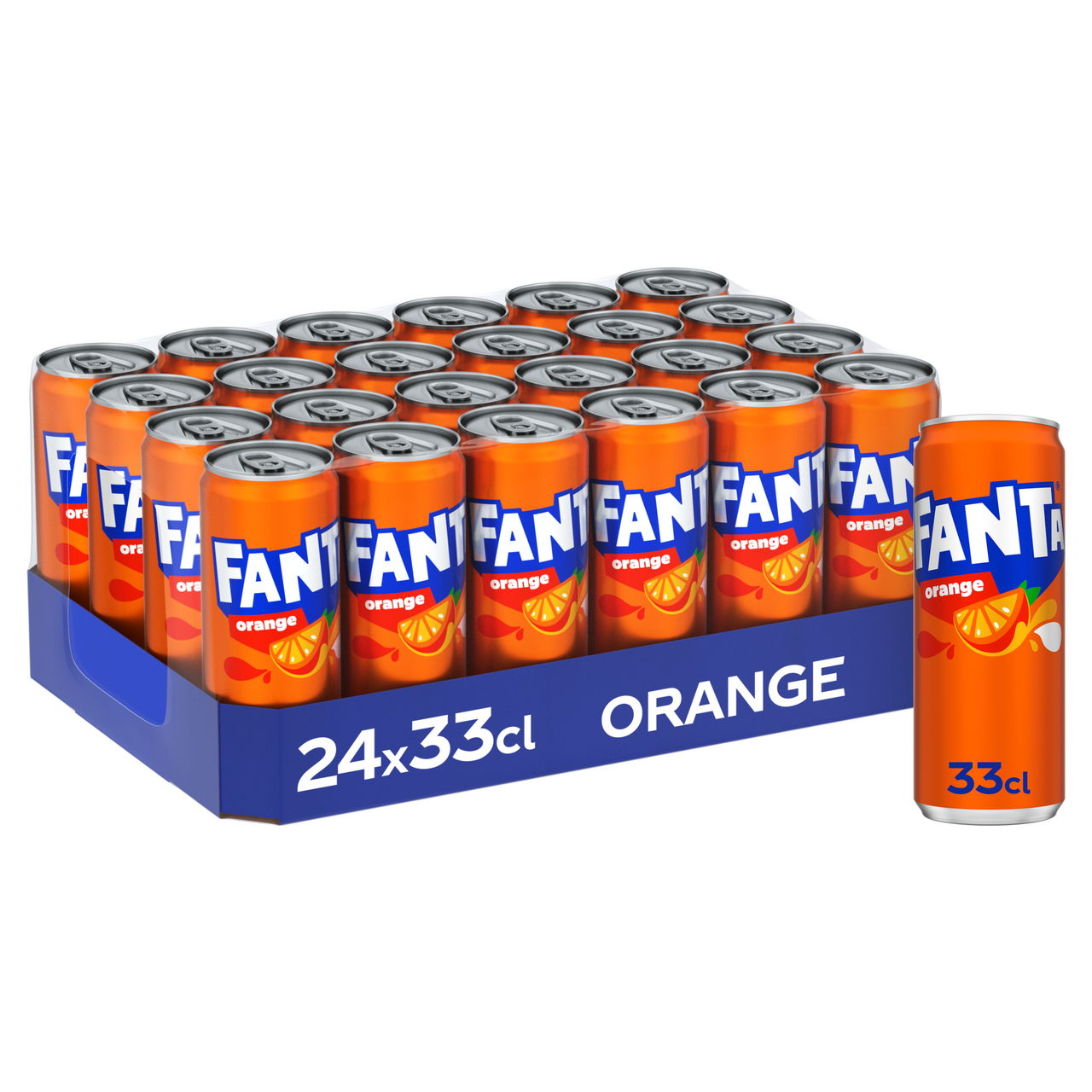 Fanta orange boîte slim 33 cl