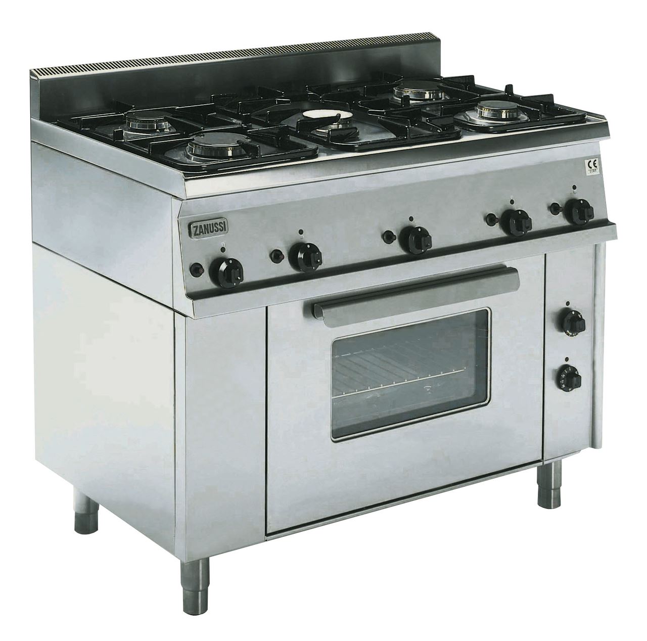 Fourneau 5 feux vifs sur four gaz GN1/1 Zanussi - 285832