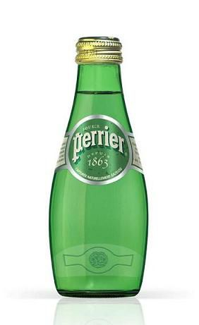 Perrier Eau minérale naturelle gazeuse 20 cl verre perdu