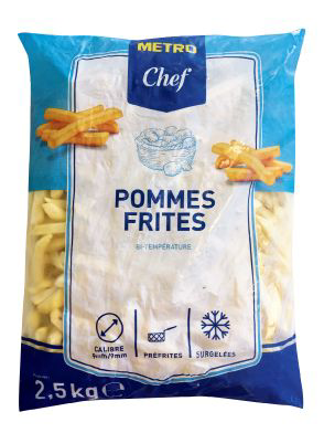 METRO Chef Pomme frite 9/9 2.5 kg