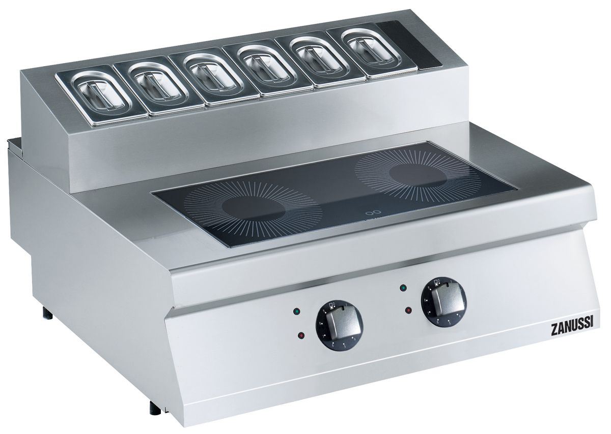 Fourneau 2 zones induction frontales top 800 mm Zanussi - 372023