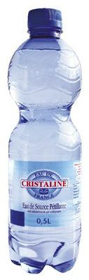 Cristaline Eau de source gazeuse 50 cl PET