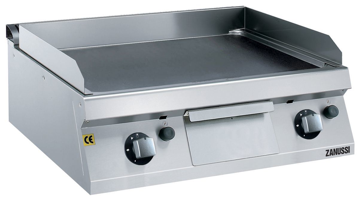 Plaque à snacker gaz lisse top 800 mm Zanussi - 372031