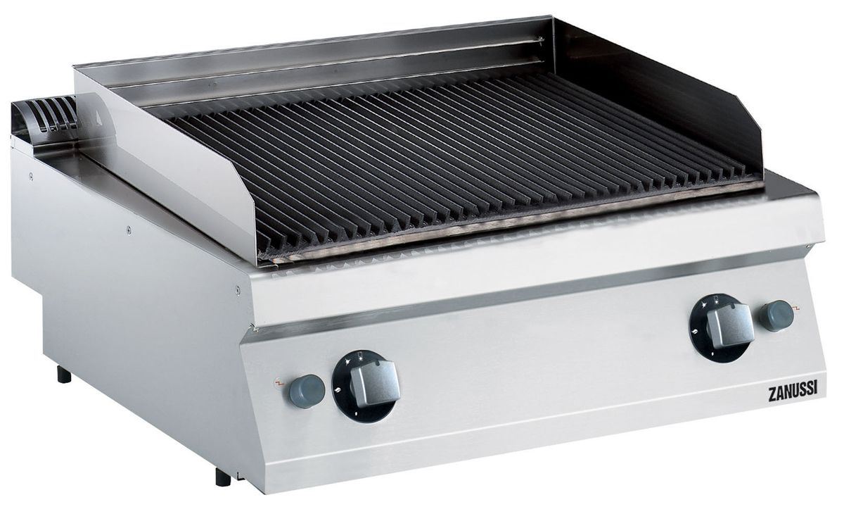 Grillade gaz pierre de lave 1 module top 800 mm Zanussi - 372045