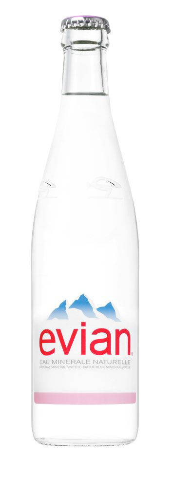 Evian Eau minérale naturelle 50 cl verre consigné