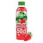 Volvic Juicy Eau minérale naturelle aromatisée à la fraise 50 cl PET