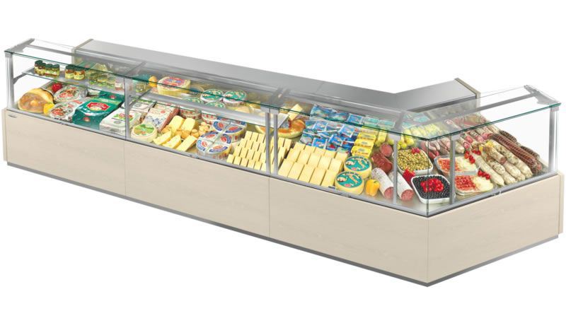 Vitrine réfrigérée positive vitrage basculant droit 290 L IARP - BRISK 83 TREND DD 188